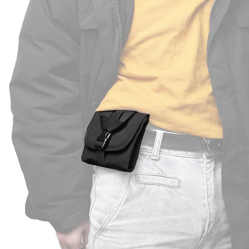 14 Round Mini Cartridge Ammo Bag Nylon Small Bag Rifle Shotgun Shells Multifunctional Tactical Molle Cartridge Bag