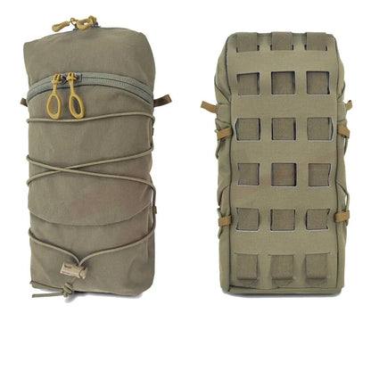 Multicam GP Pouch Tactical Molle Vertical 12X5 Storage Bag Airsoft Hunting Vest Plate Carrier Back Panel Pouch Equipment