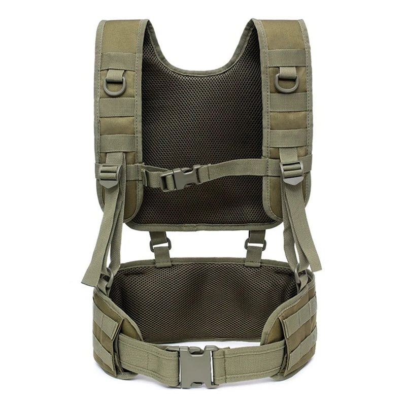 Tactical Vest Molle Chest Rig Airsoft Waist Belt Detachable Duty Belt Army Paintball Equipment Outdoor Hunting Vest
