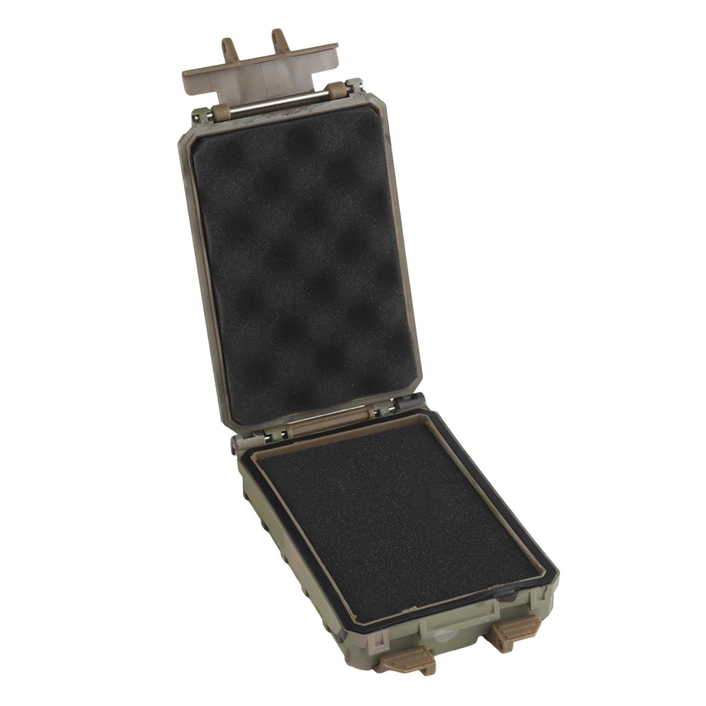 Tactical Modular Battery Case for 18650 18350 CR123A AAA CR2032 Molle Tooling Storage Box Water&Dust Proof