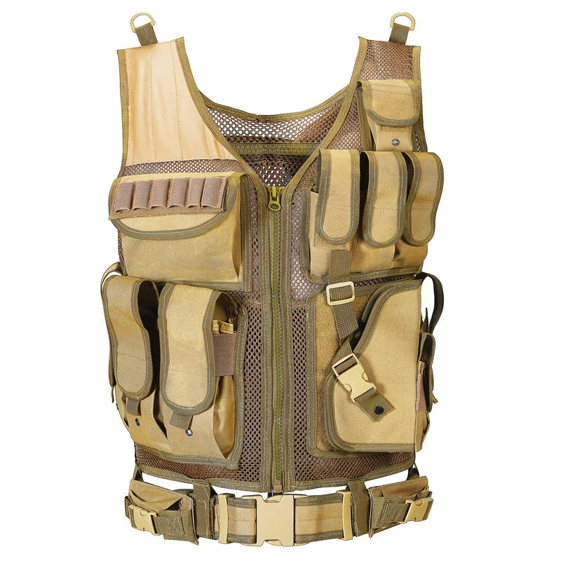 Hunting Security Clothes Swat Tactical Vest Swat Jacket Chest Rig Multi-pocket Swat Army Cs Hunting Vest Camping Accessories