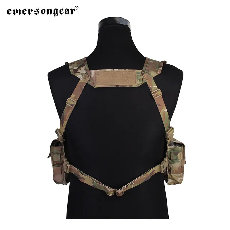 Emersongear Tactical MF Style UW Gen V Split Front Chest Rig Lightweight Detachable W Zipper Buckle Wargame Airsoft EM7451