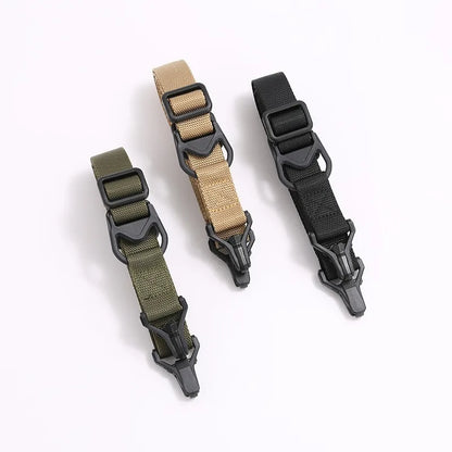 MS3 Tactical Multi Purpose Sling Single Double Point Adjustable Strap Outdoor CS Training Portable Carry Shoulder Belt