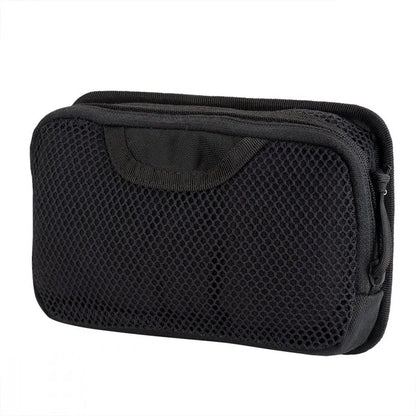 Tactical Internal Mesh Pocket Modular Insert Pouch Hook Loop Fastener Hunting Vest Backpack Organizer EDC Tool Admin Pack Bag