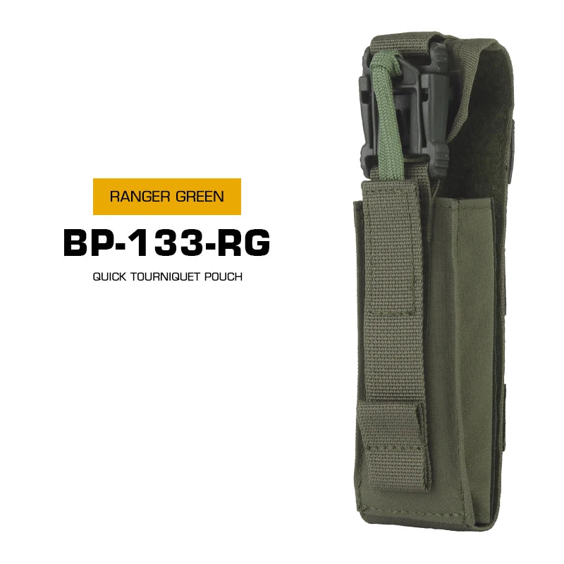 Quick Release Tourniquet Pouch MOLLE Tourniquet Holder Pouch Use for Plate Carrier Chest Rig Hunting Accessories