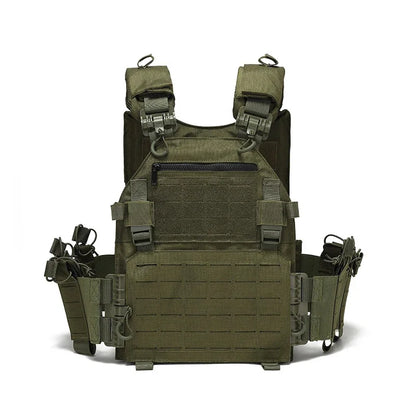 CS New Combat Vest 6094 Quick Release Lightweight Laser Cut Tactical Vest Black Gear Carry Hunting Tactical Vests