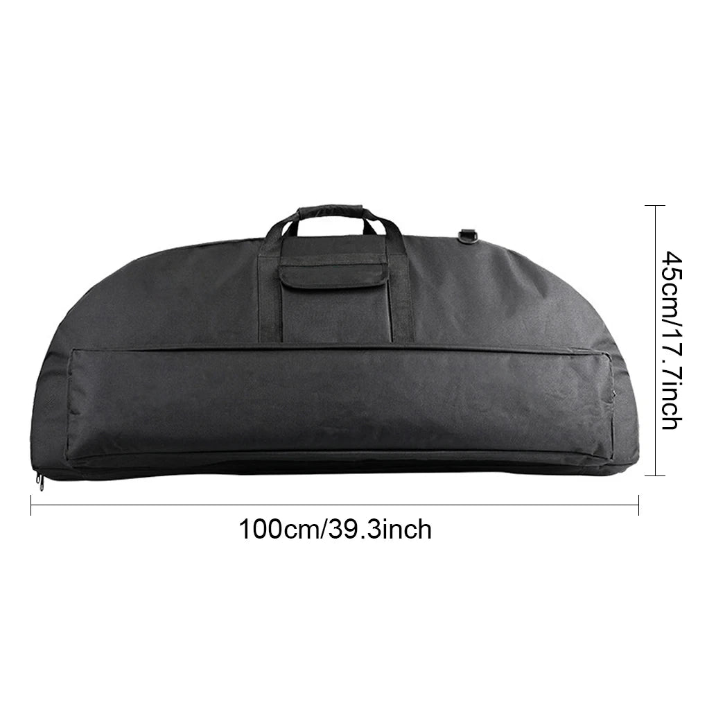 95CM/100CM/115CM  Soft Padded Compound Bow Case Backpack Arrow Quiver Pocket