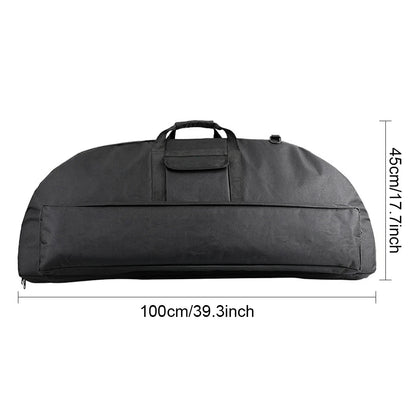 95CM/100CM/115CM  Soft Padded Compound Bow Case Backpack Arrow Quiver Pocket