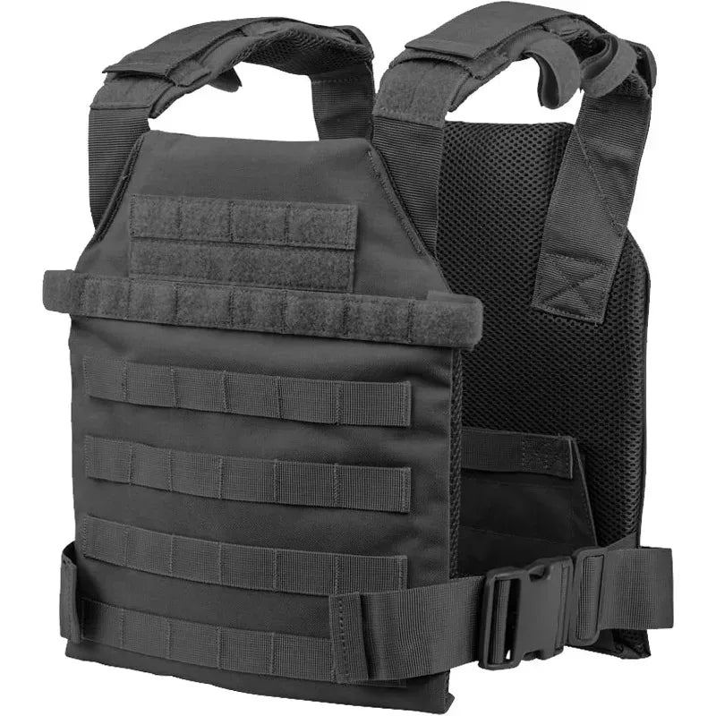 MOLLE System Tactical Vest Adjustable Buckle Waistcoat for Airsoft CS Wargame Hunting Camping Outdoor Training Cosplay Game Vest