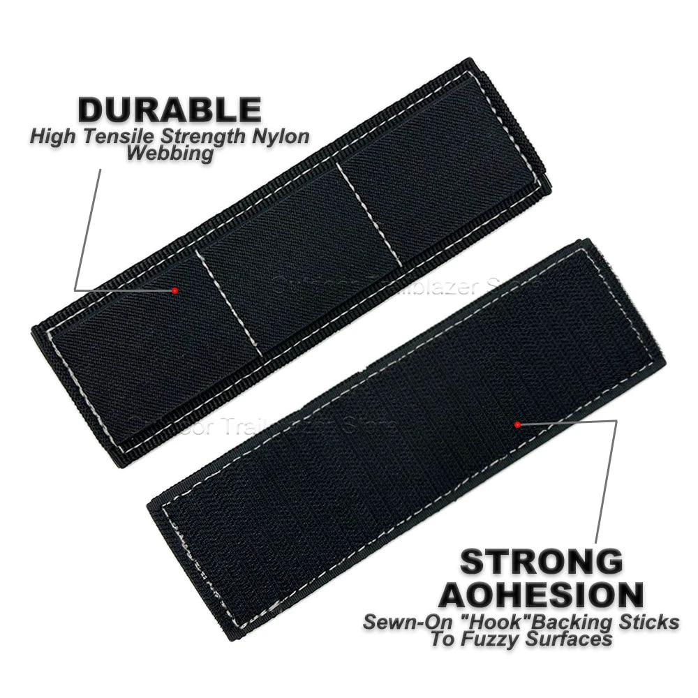 Hook Loop Panel Pouch Modular 3-Clip EDC Tool Inner Separation Holder for Hunting Vest Backpack Bags Tactical Gear