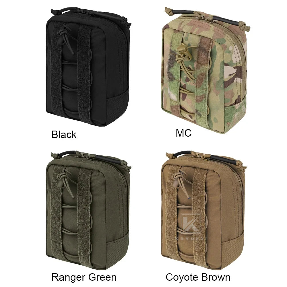 KRYDEX Tactical Vertical GP Pouch General Purpose Utility Pouch Bag Storage Molle Belt System Airsoft Hunting Accessories