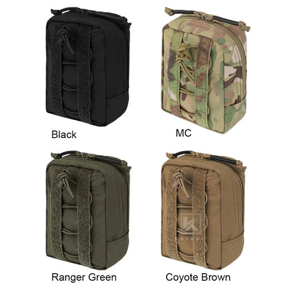 KRYDEX Tactical Vertical GP Pouch General Purpose Utility Pouch Bag Storage Molle Belt System Airsoft Hunting Accessories