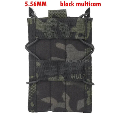 9MM 5.56 Magazine Pouches Tactical AK AR M4 AR15 Single Magazine Bag Rifle Pistol Molle Mag Holster Pouch Hunting Tools Holder
