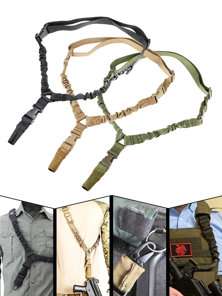 Multi-Functional Single Point Tactical Straps Adjustable Real CS Tactical Sling Hunting Accessories with pad
