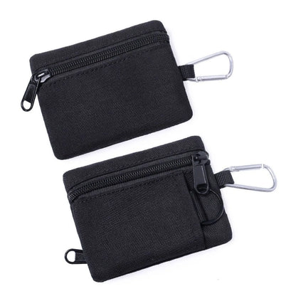 Simple Outdoor Tactical Key Bag Zipper Coin Purse Headphones Storage Card Bag Small Wallet Mini Tools Bag