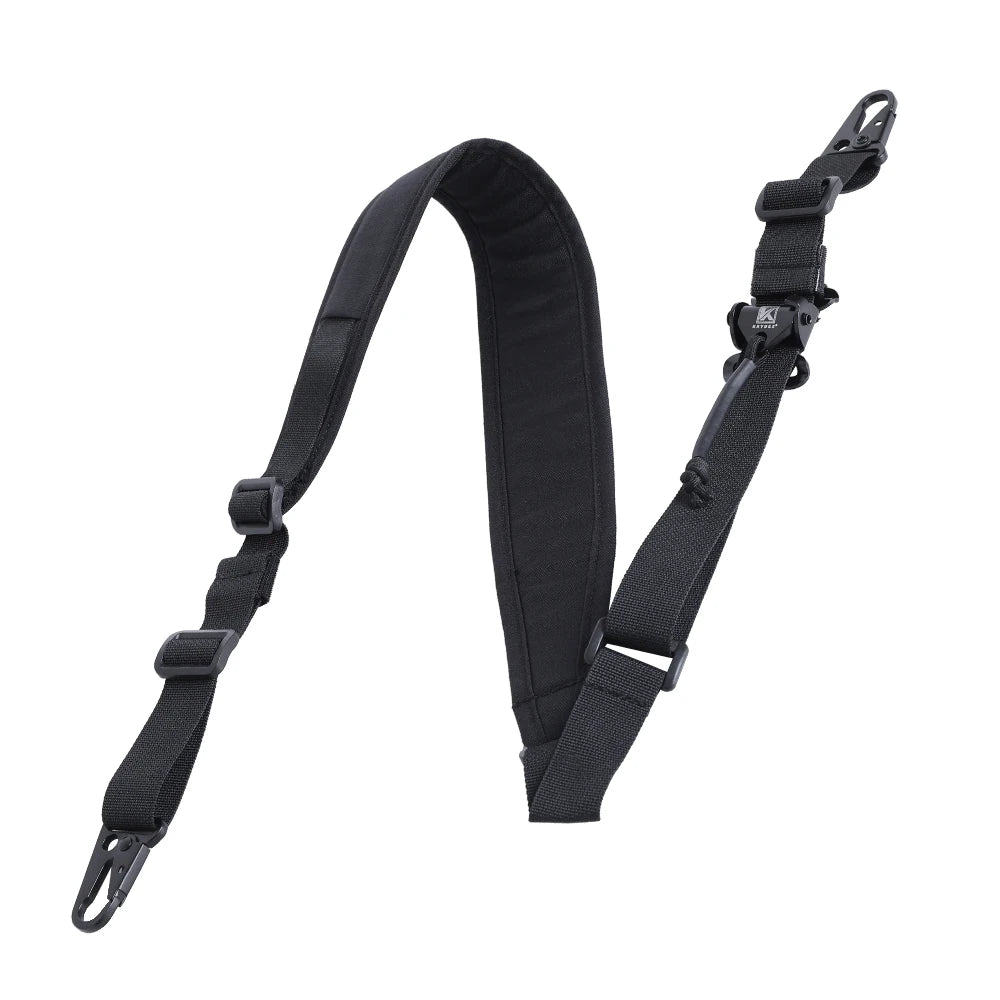 KRYDEX Tactical Modular Sling 2 or 1 Point Shoulder Strap 2.25'' Padded Quick Pull R-ifle Slingster Belt Hunting Accessories