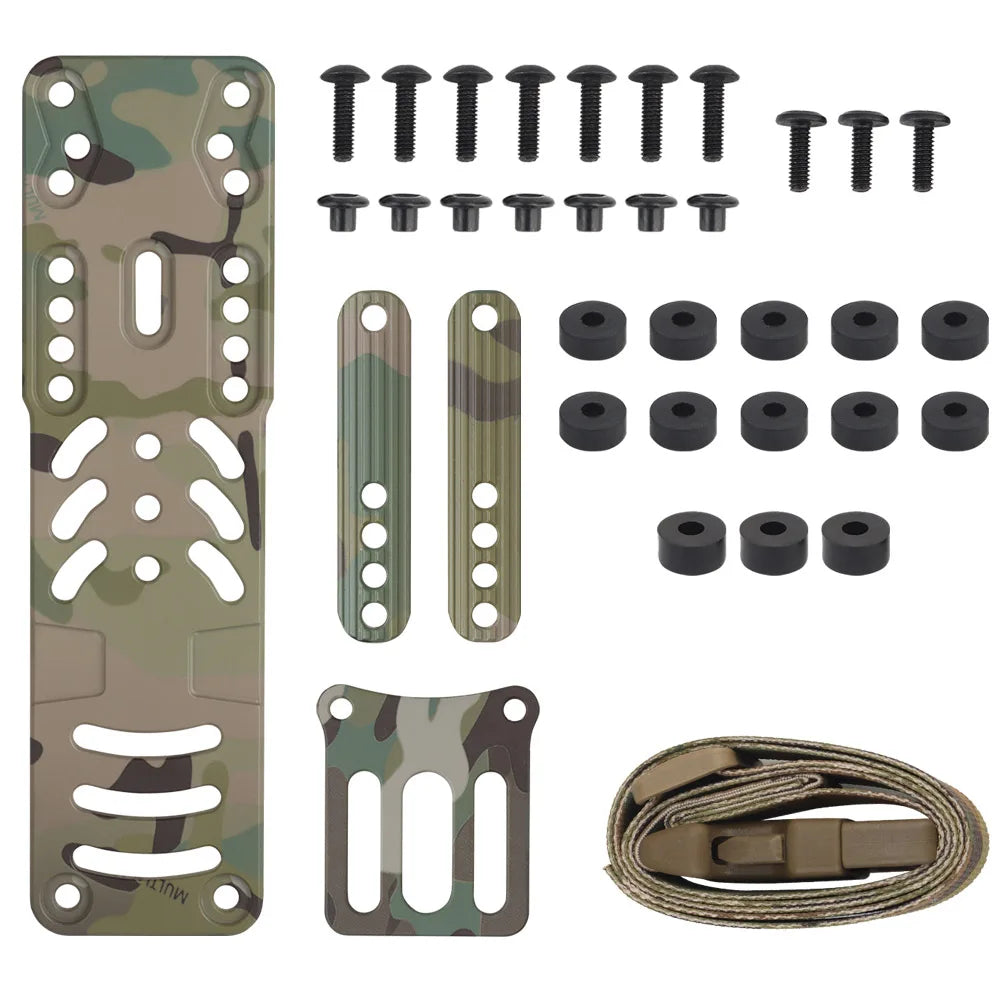 Metal Modular Holster Adapter 2.0 Multi-hole Position Adjustment QLS Platform Hunting Combat Airsoft Holster Adapter Accessories