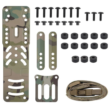 Metal Modular Holster Adapter 2.0 Multi-hole Position Adjustment QLS Platform Hunting Combat Airsoft Holster Adapter Accessories