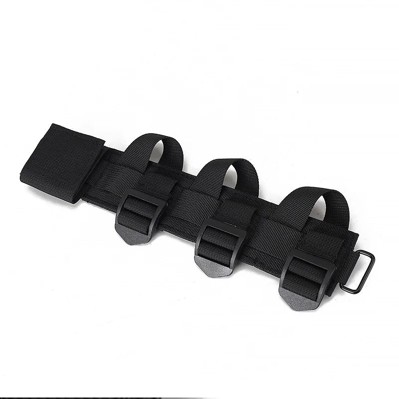 Tactical Molle Knife Shealth Adapter Attachment Adaptor Pack Rucksack Cinch Fasten Strap PALS Camping Hunting Accessories 1PC