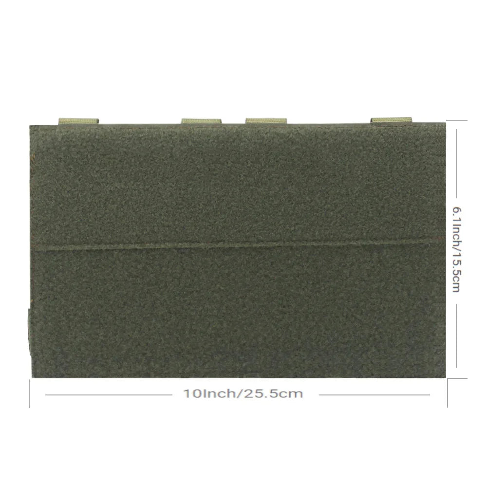 New Style 1000D Nylon Tactical Vest Patch Molle Adapter Panel Hook&Loop Converter For Attching ID Patches EDC Tool Bag