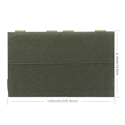 New Style 1000D Nylon Tactical Vest Patch Molle Adapter Panel Hook&Loop Converter For Attching ID Patches EDC Tool Bag