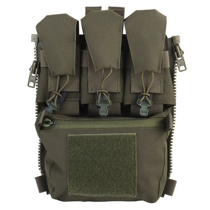 Tactical V5 FCPC Plate Carrier Back Panel Expansion Bag Supplement Sub-package Airsoft Triple Pouch Vest Accessories