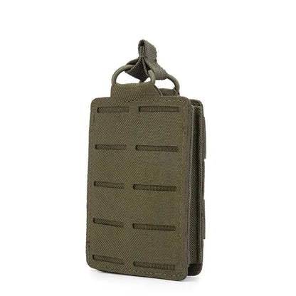 Tactical 556mm Mag Pouch Single Magazine Bag Open-Top MOLLE Bag for M4 M14 M16 AR-15 5.56MM Rifle Magazines