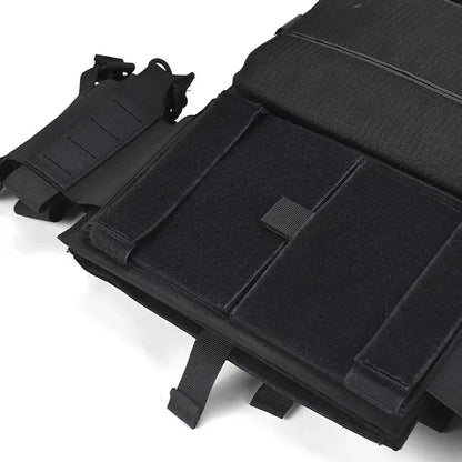New Combat Vest 6094 Quick Release Lightweight Laser Cut Tactical Vest Black Gear Carry Hunting Tactical Vests