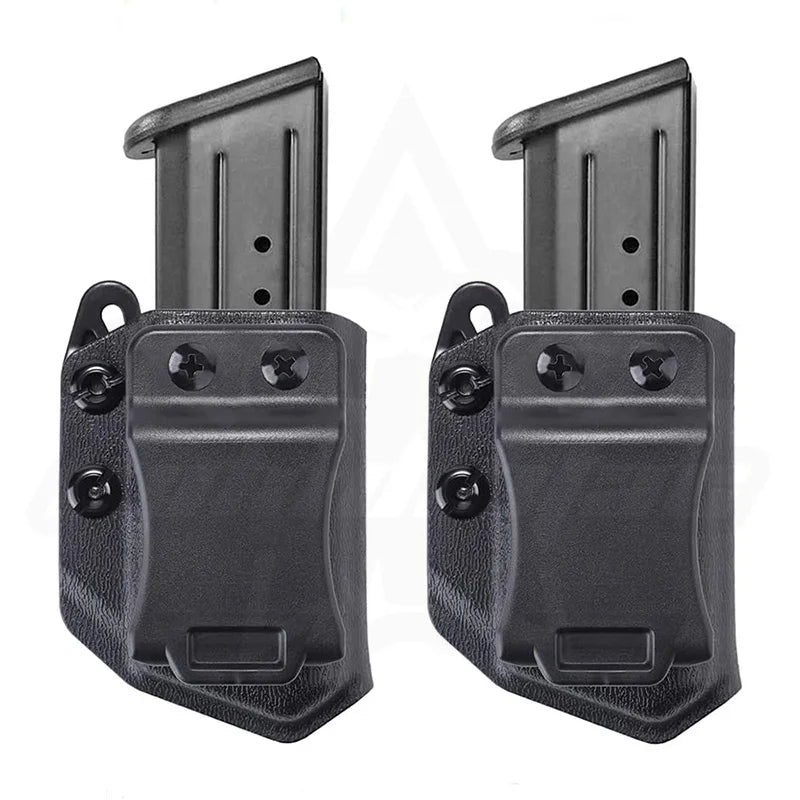 OPHIDIAN 9mm/.40 Double Row Magazine Pouch IWB/OWB for Gk CZ S&W H&K SIG P365 Pistol MAg Magazine Box Airgun Hunting Equipmen