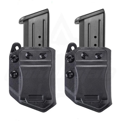 OPHIDIAN 9mm/.40 Double Row Magazine Pouch IWB/OWB for Gk CZ S&W H&K SIG P365 Pistol MAg Magazine Box Airgun Hunting Equipmen