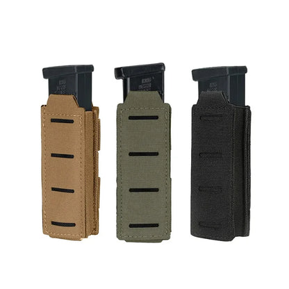 OPHIDIAN Laser Cut Mole 9mm Magazine Pouch for Gk 17 M9 Single Magazine Pouch Flashlight Pouch Knife Holster Hunting Gear