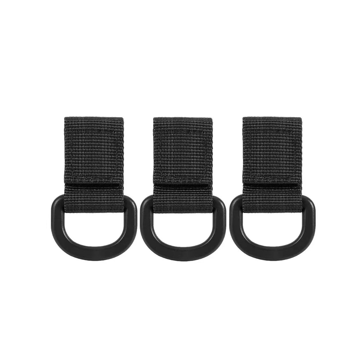 New Tactical Multifunction Nylon Molle Webbing Belt D-Ring Carabiner Magic Tape Hanging Keychain Backpack Hook Molle Buckle