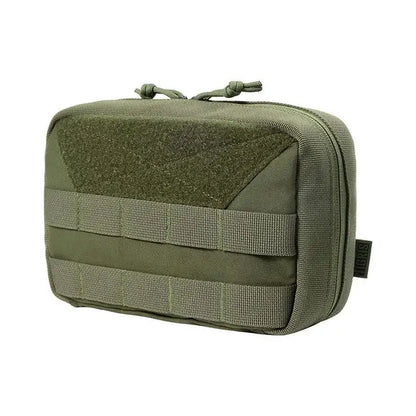 OneTigris MOLLE Pouch, Tactical Admin Pouch Belt EDC Tool Organizer Zippered Utility Waist Pack 7.5"x5"x2"