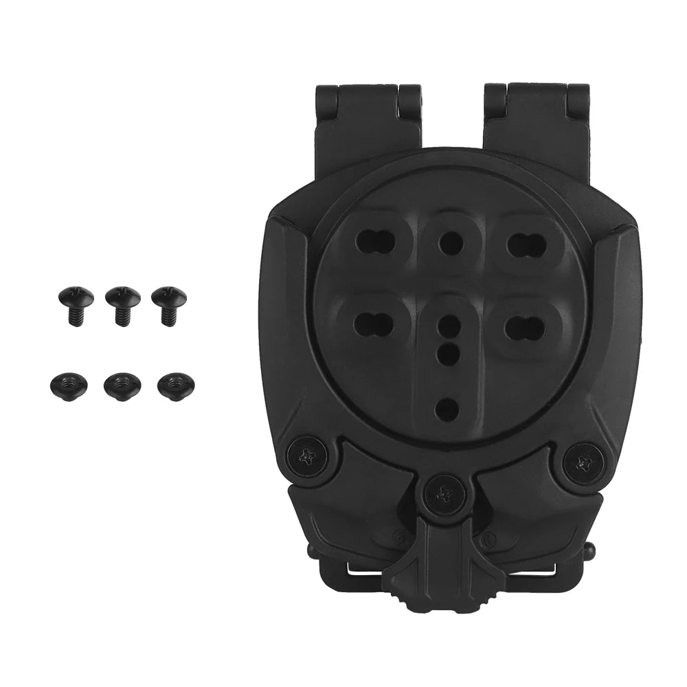 Tactical Holster 360 Degree Revolve Hunting Pistol Mounting Adapter Modular  Shooting Holster Accessories