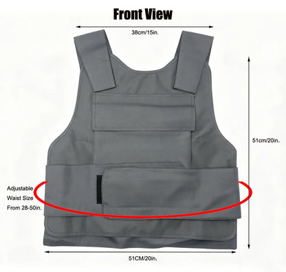 Adjustable Tactical Vest Plate Carrier Outdoor Training Protective Vest Suitable for Light Outdoor Gilet Equipment Unisex