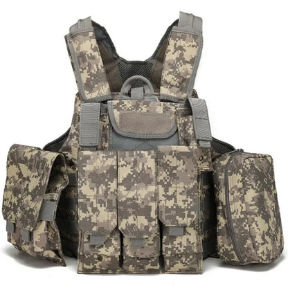 Tactical Vest Airsoft Molle Combat Assault Plate Carrier Vest CS Wargame Outdoor Clothing Hunting Paintball Waistcoat