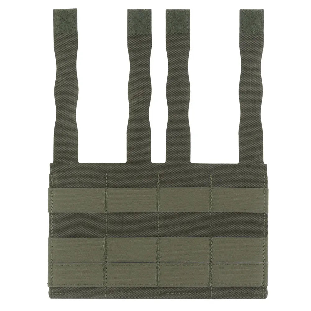 Lightweight 5.56/9mm Quadruple Mag Pouch Elastic Retention System MOLLE Modular Mount Multi-Gear Fit Shooting Hunting Training