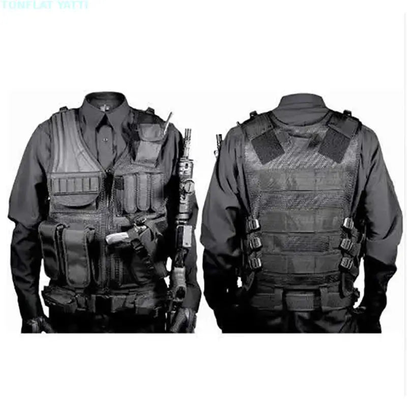 Hunting Security Clothes Swat Tactical Vest Swat Jacket Chest Rig Multi-pocket Swat Army Cs Hunting Vest Camping Accessories