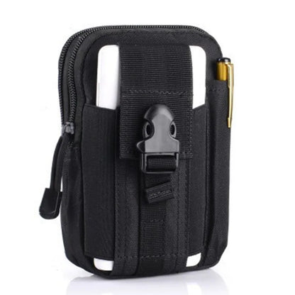 Mobile Phone Case Pouch Waist Bag Waterproof Nylon Multifunction Casual Men Waist Pack Male Small Bag