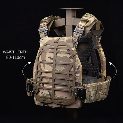 PFM Tactical Vest Lightweight Hunting Militar Plate Carrier Quick Release Paintball Airsoft Vest Protective Equipment