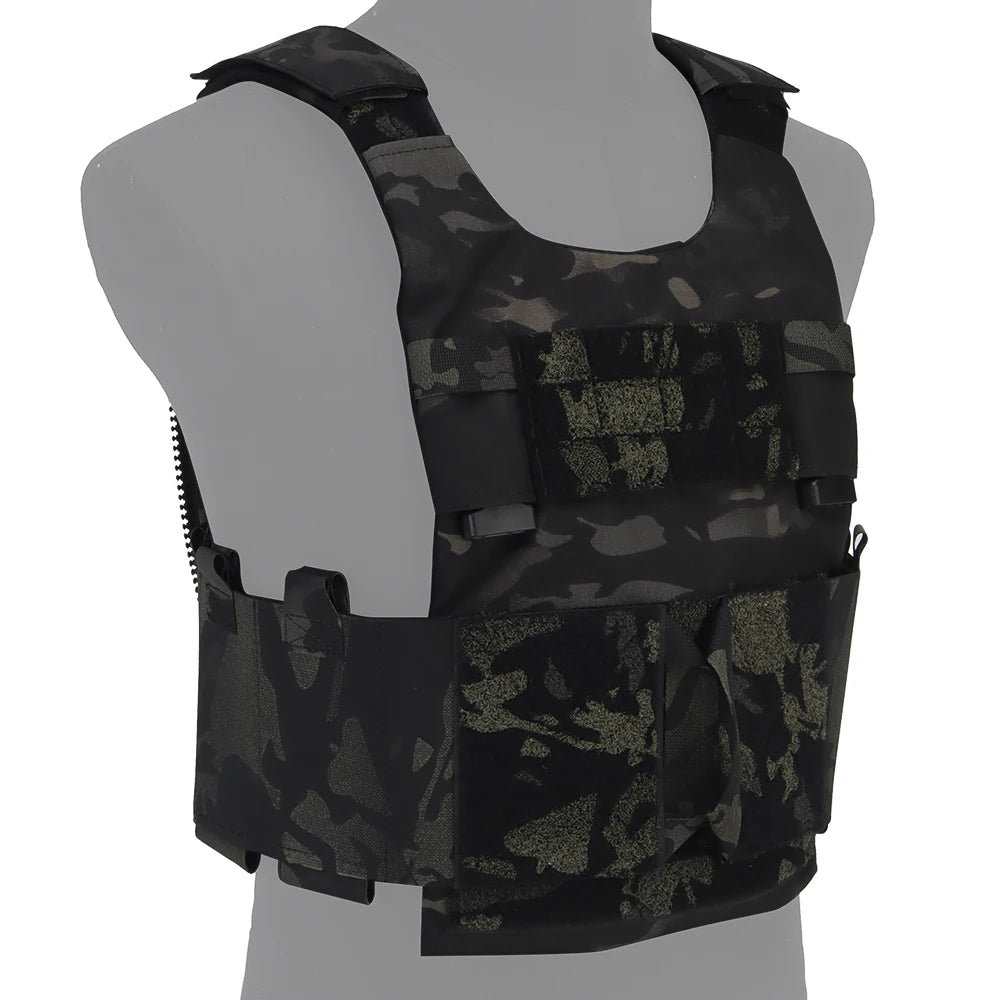 LV-119 Low Vis Slick Plate Carrier Tactical Vest Airsoft Militar Wargame Lightweight Adapt System Slickster Assault Vest