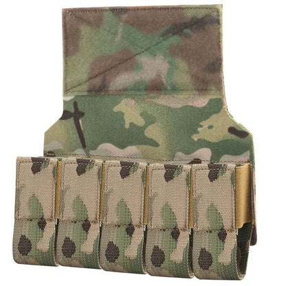 M203 Grenade Sub Pouch 5 Round 40MM Banger Hanger Chest Rig Abdominal Tactical Vest Plate Carrier Accessories