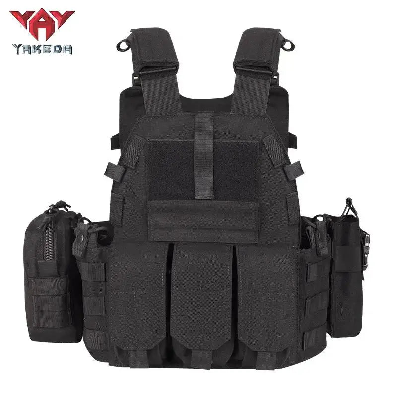 Yakeda 6094 Vests Plate Carrier Vest Camouflage Molle Nylon Modular Vest Tactical Vests Outdoor Hunting Men Vest