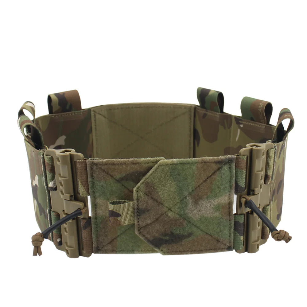 Tactical Removal Buckle Set FCSK Universal Molle System Vest Quick Release Set Elastic Cummerbund Waist Cover Vest Gear