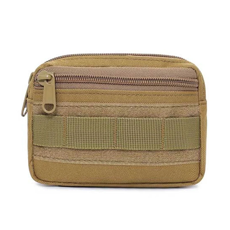 Double Layer Military EDC Pack Men Tactical Molle Waist Belt Nylon Hip Pouch Fanny Pack Camping Hunting Accessories Waist Bag