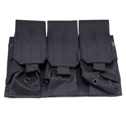 Utility Tactical MOLLE Magazine Pouches Triple&Double Shooting Mag Pouch Wargame Paintball 5.56/7.62 Mag Bag for M4 AR15 Ak47
