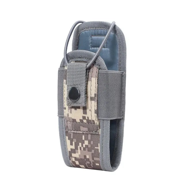 1000D Molle Radio Walkie Talkie Pouch Waist Bag Holder Pocket Portable Interphone Holster Carry Bag for Hunting Camping