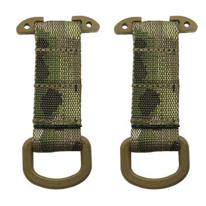 Tactical Molle Clip D Ring Hook T-mount Bar Hanging Belt Hunting Vest Plastic Carabiner Glove Clip Key Holder Battle Accessories