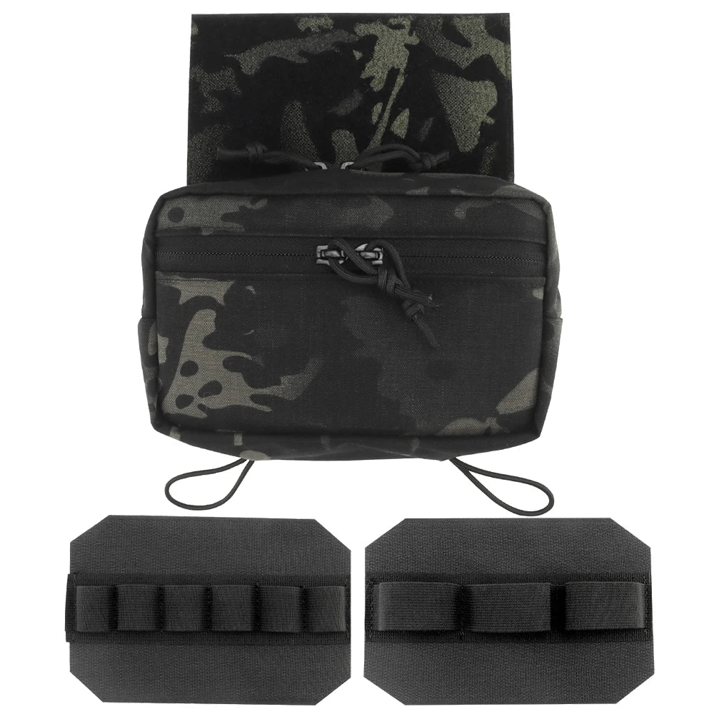 SS Style SACK Pouch Mk3 MK4 Abdominal Dump Drop Pouch Fanny Pack for Tactical Vest Plate Carrier Chest Rig Accessory