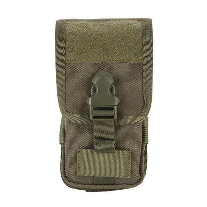 Tactical Double-Layer Phone Pouch Waist Bag EDC Tool Bag Vest Pouch Mobile Phone Bag Waterproof Sport Hunting Belt Travel Tools